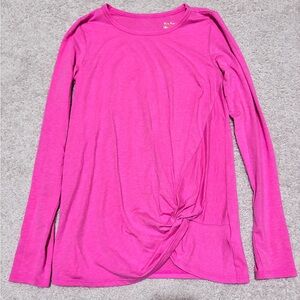Women's Pink Long Sleeve Top